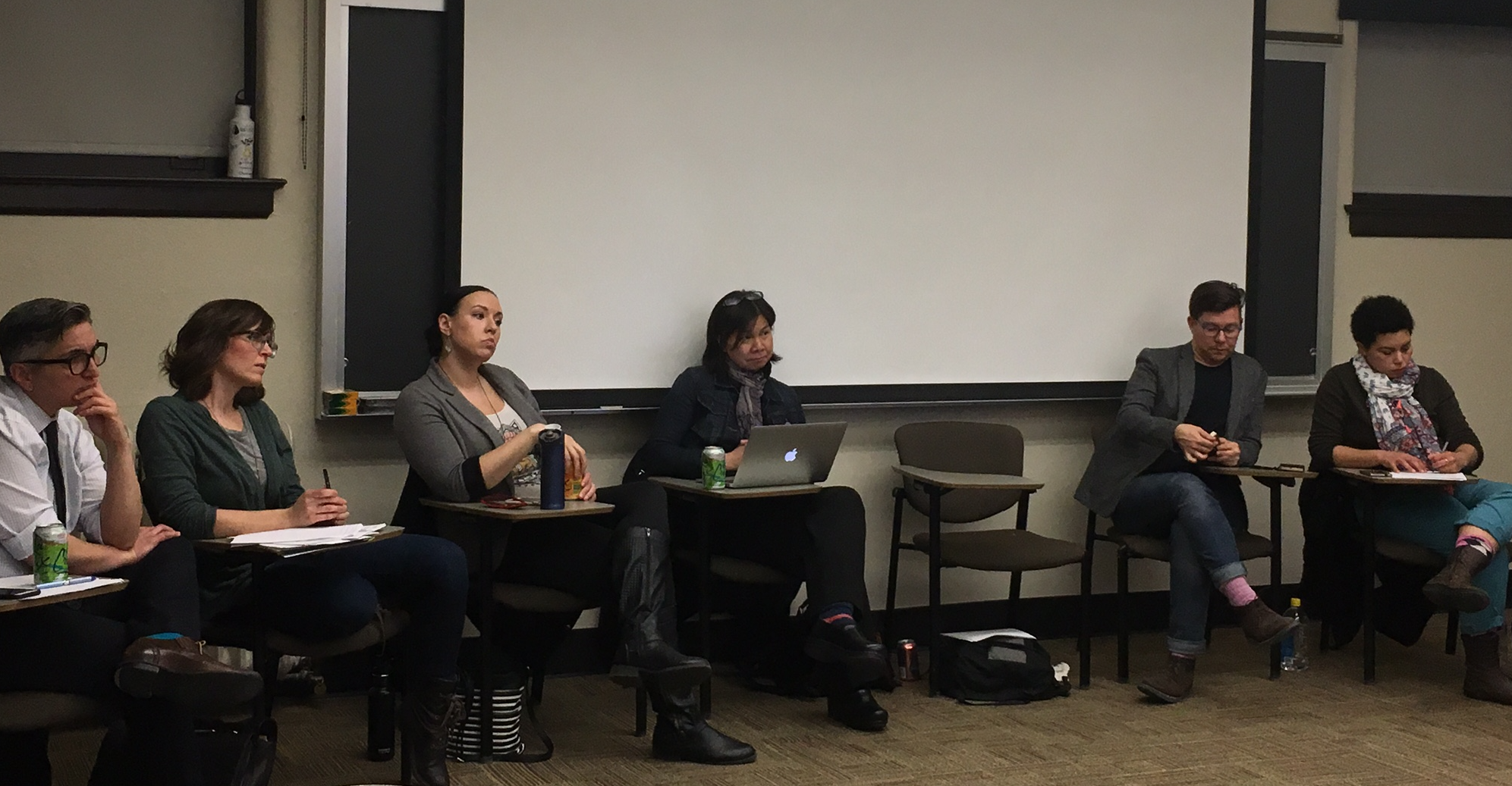 Panelists discussing teaching in the age of “alternative facts”. (Photo: Priyanka Vora) Panelists discussing teaching in the age of “alternative facts”. (Photo: Priyanka Vora)