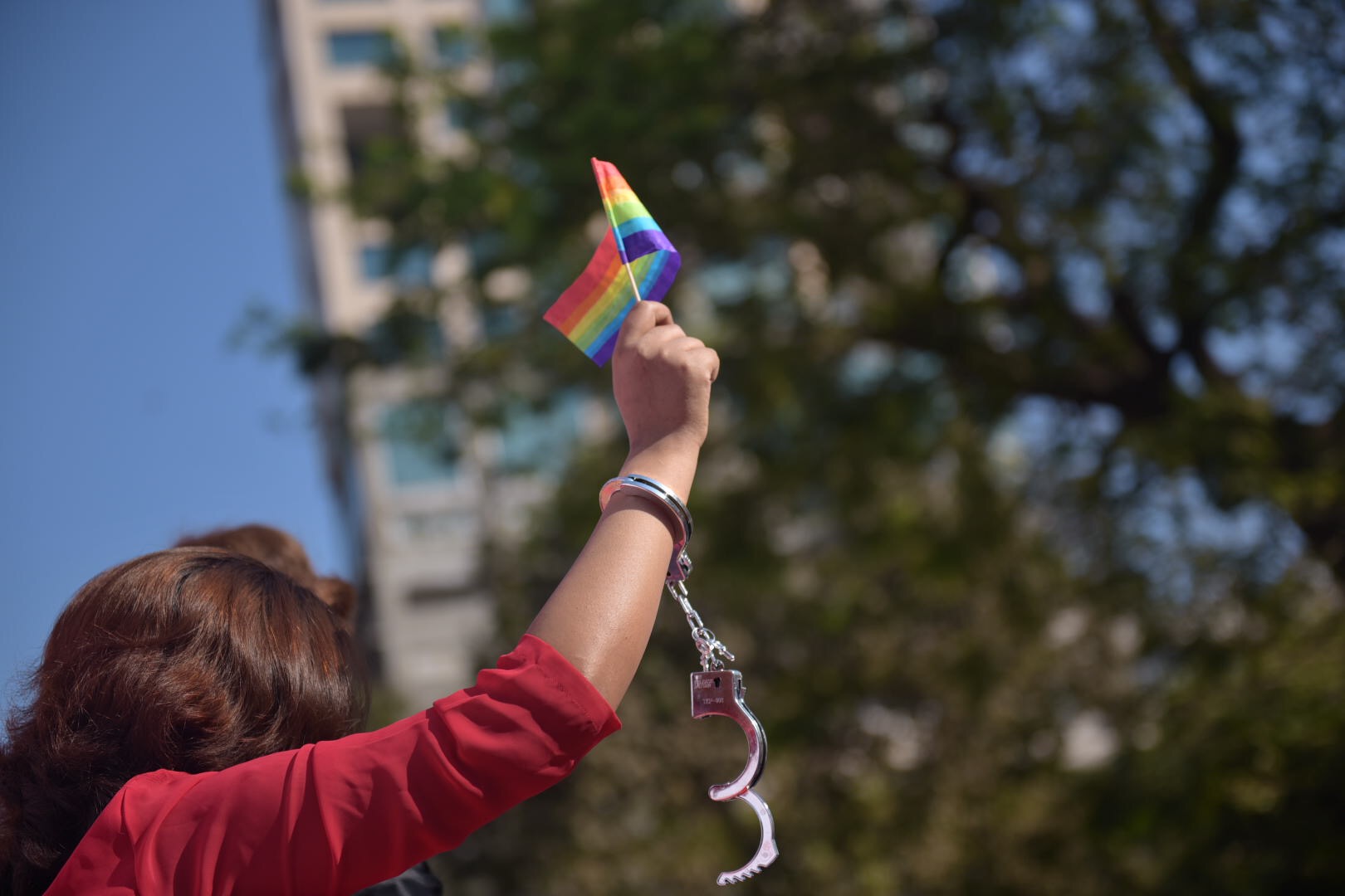 A reminder that being queer is still illegal in India. A reminder that being queer is still illegal in India.