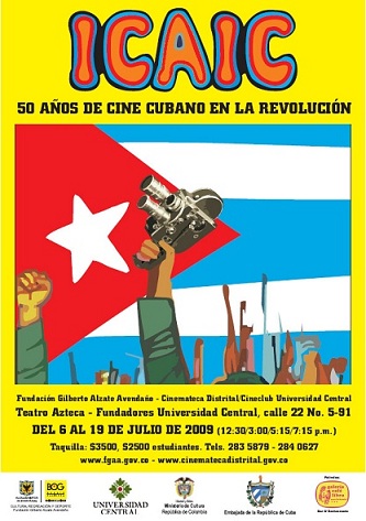 A poster for a commemoration of Cuban cinema in 2009. A poster for a commemoration of Cuban cinema in 2009.