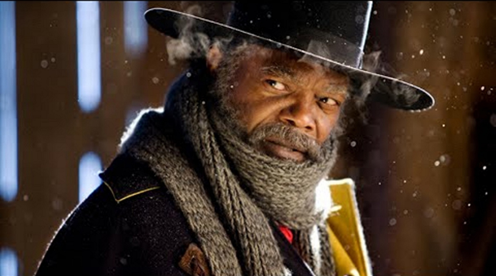 Samuel L Jackson in ‘The Hateful Eight’. Samuel L Jackson in ‘The Hateful Eight’.