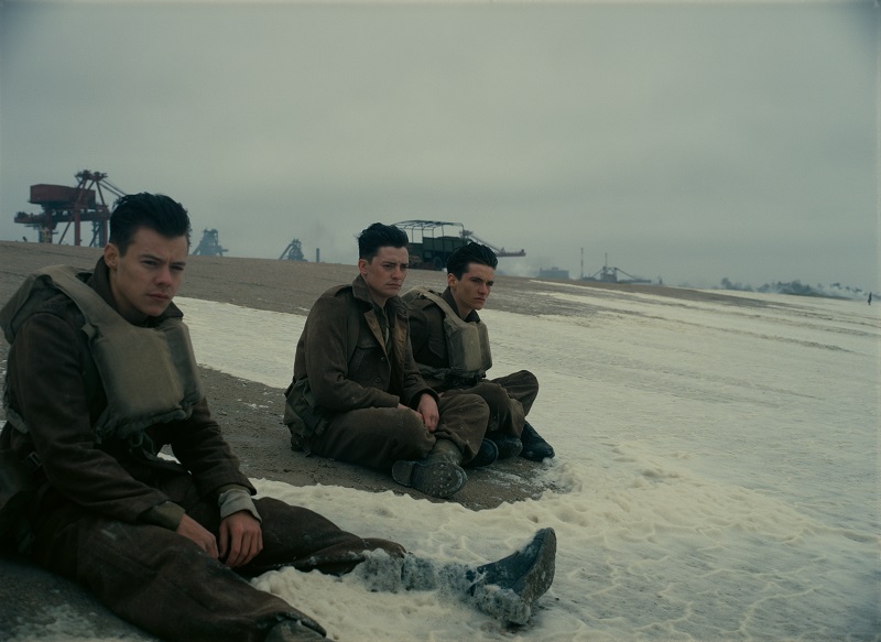 Harry Styles (left) in Dunkirk. Image credit: Warner Bros. Harry Styles (left) in Dunkirk. Image credit: Warner Bros.