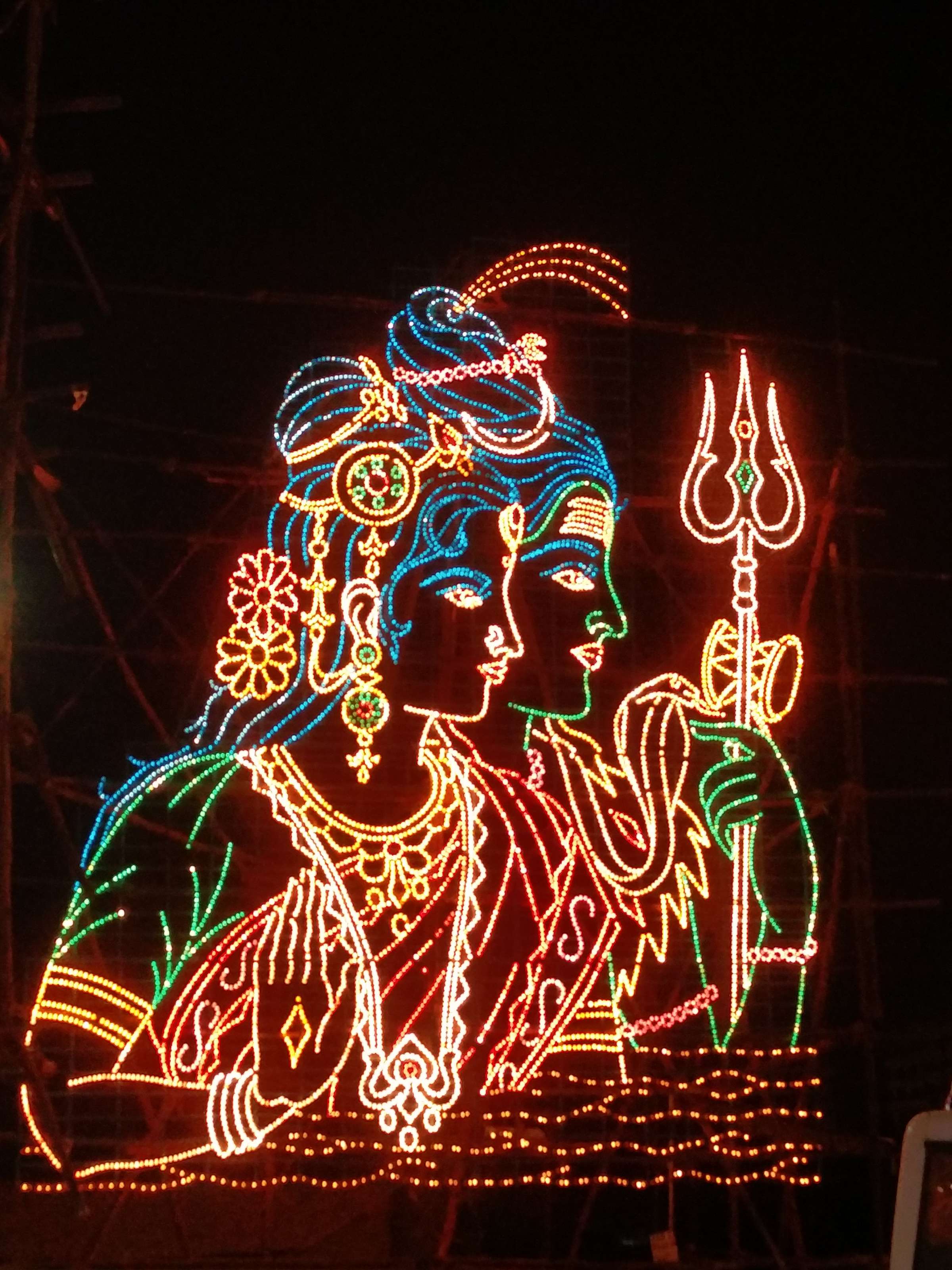 A depiction of Shiva and his wife Parvati. A depiction of Shiva and his wife Parvati.