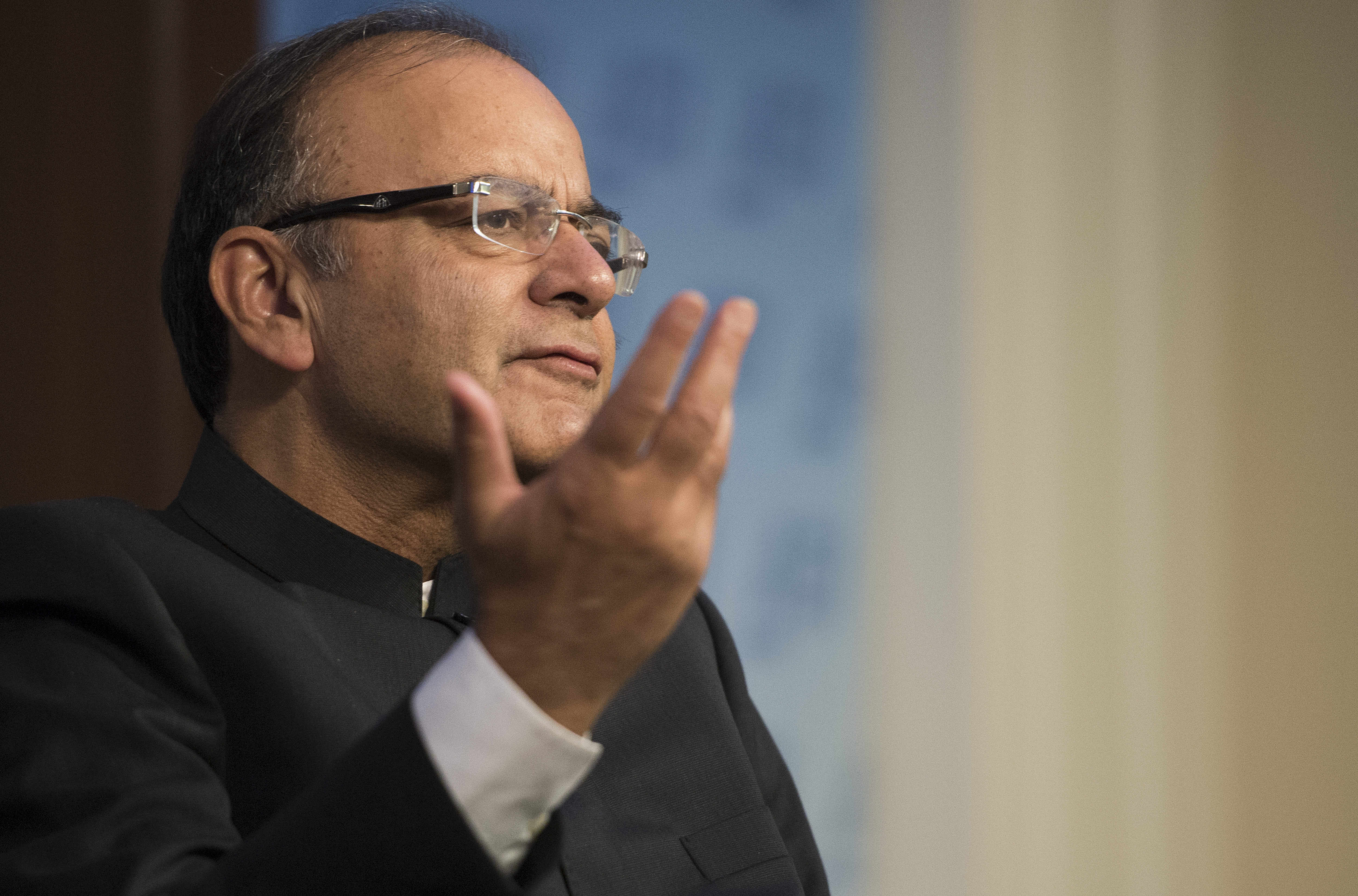 Finance Minister Arun Jaitley has conceded that the 5.7% GDP growth rate in the first quarter is a matter of concern. (Credit: Jim Watson / AFP) Finance Minister Arun Jaitley has conceded that the 5.7% GDP growth rate in the first quarter is a matter of concern. (Credit: Jim Watson / AFP)