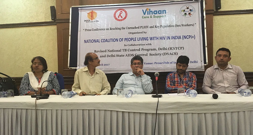 Press conference held by the government and health NGOs about the active case finding exercise at GB road. Press conference held by the government and health NGOs about the active case finding exercise at GB road.