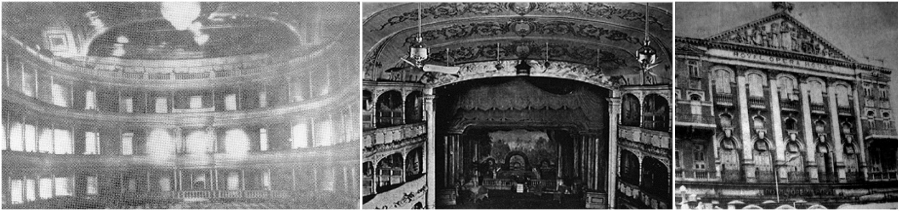 Archival photos of the Royal Opera House. Archival photos of the Royal Opera House.