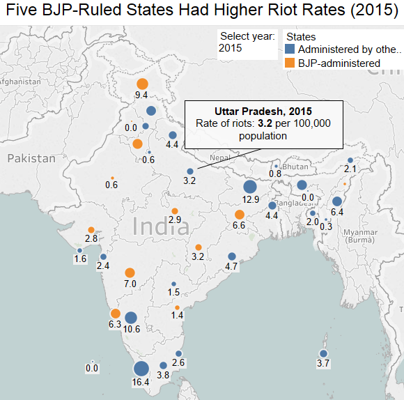 Source: National Crime Records Bureau’s Crime in India reports: 2012, 2013, 2014 and 2015 Source: National Crime Records Bureau’s Crime in India reports: 2012, 2013, 2014 and 2015