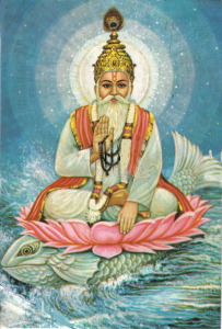 Jhulelal riding the Palla fish. Source:: sanj.yolasite.com Jhulelal riding the Palla fish. Source:: sanj.yolasite.com