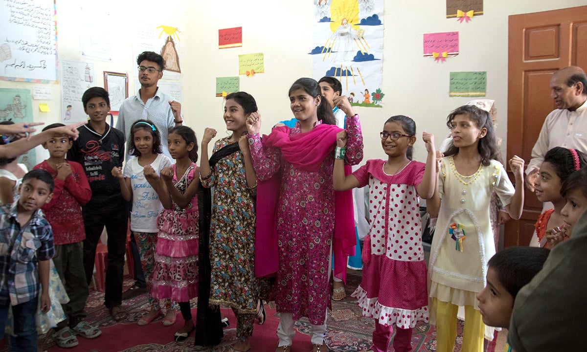 Sunday school students at the Bethel Memorial Methodist Church | Sara Faruqi Sunday school students at the Bethel Memorial Methodist Church | Sara Faruqi