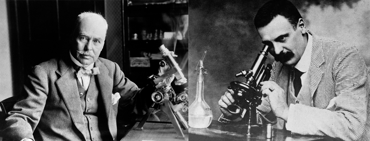 Ronald Ross (left) who discovered the mode of transmission of the malaria parasite and Charles Donovan who found the pathogen causing kala azar were both members of the Indian Medical Service. Photo credit: Wikimedia Commons) Ronald Ross (left) who discovered the mode of transmission of the malaria parasite and Charles Donovan who found the pathogen causing kala azar were both members of the Indian Medical Service. Photo credit: Wikimedia Commons)