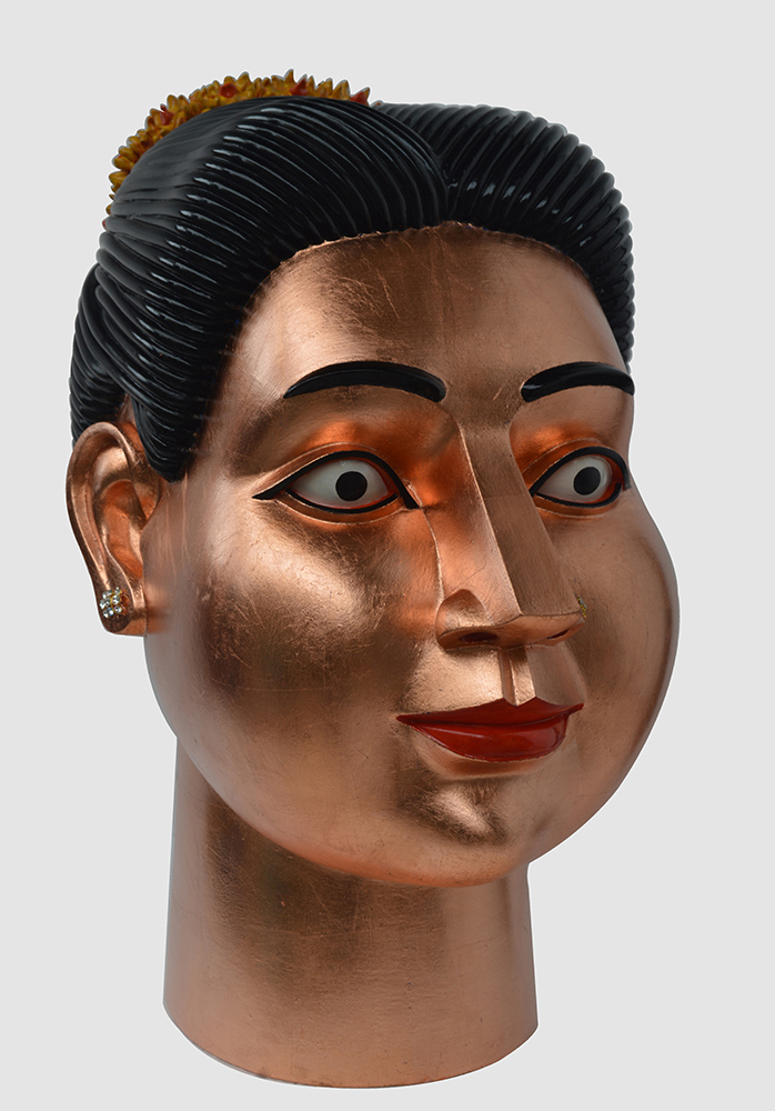Ravinder Reddy Muthyalu 18 X 20 X 10 ins, Polyester resin fiberglass , copper & Silver foil, 2009 Ravinder Reddy Muthyalu 18 X 20 X 10 ins, Polyester resin fiberglass , copper & Silver foil, 2009