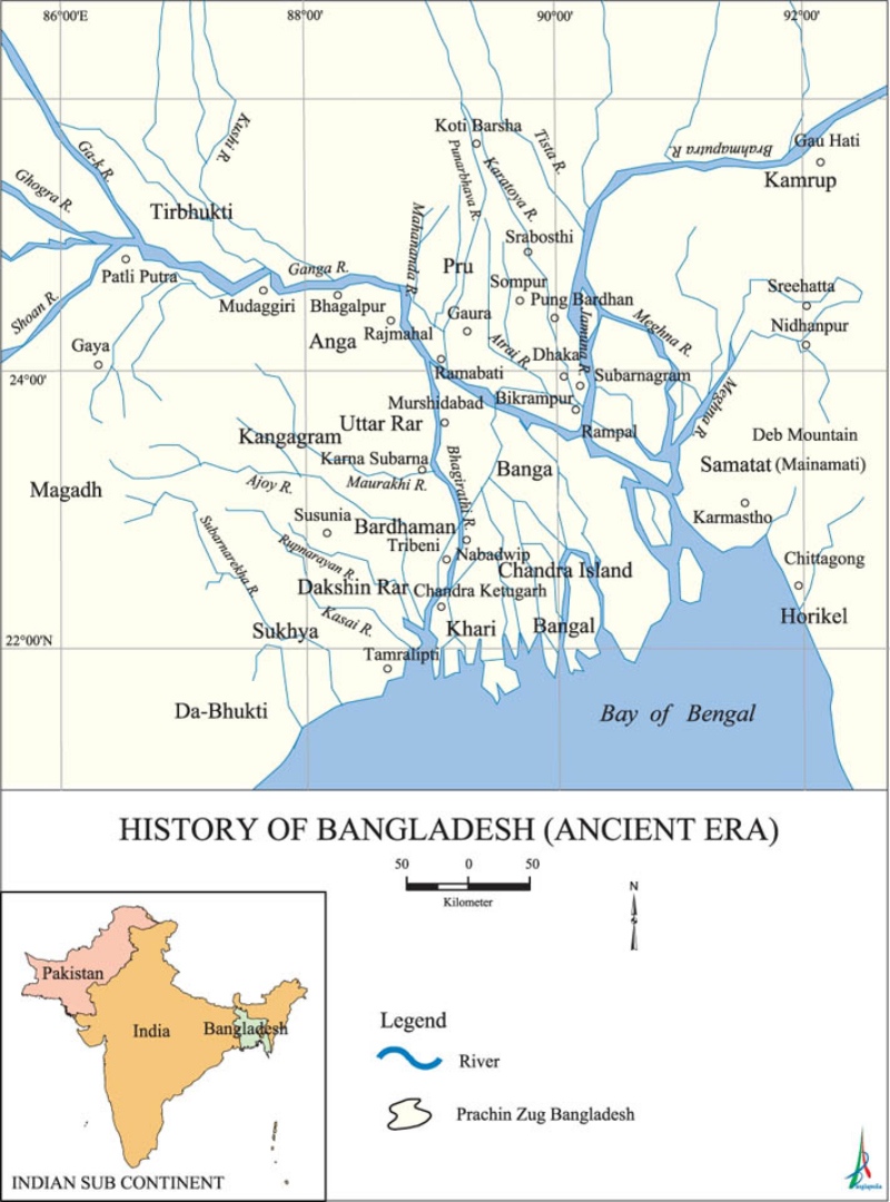 Historical Banga, one of the proposed names for West Bengal, is fully outside the borders of West Bengal. (Source: Banglapedia) Historical Banga, one of the proposed names for West Bengal, is fully outside the borders of West Bengal. (Source: Banglapedia)