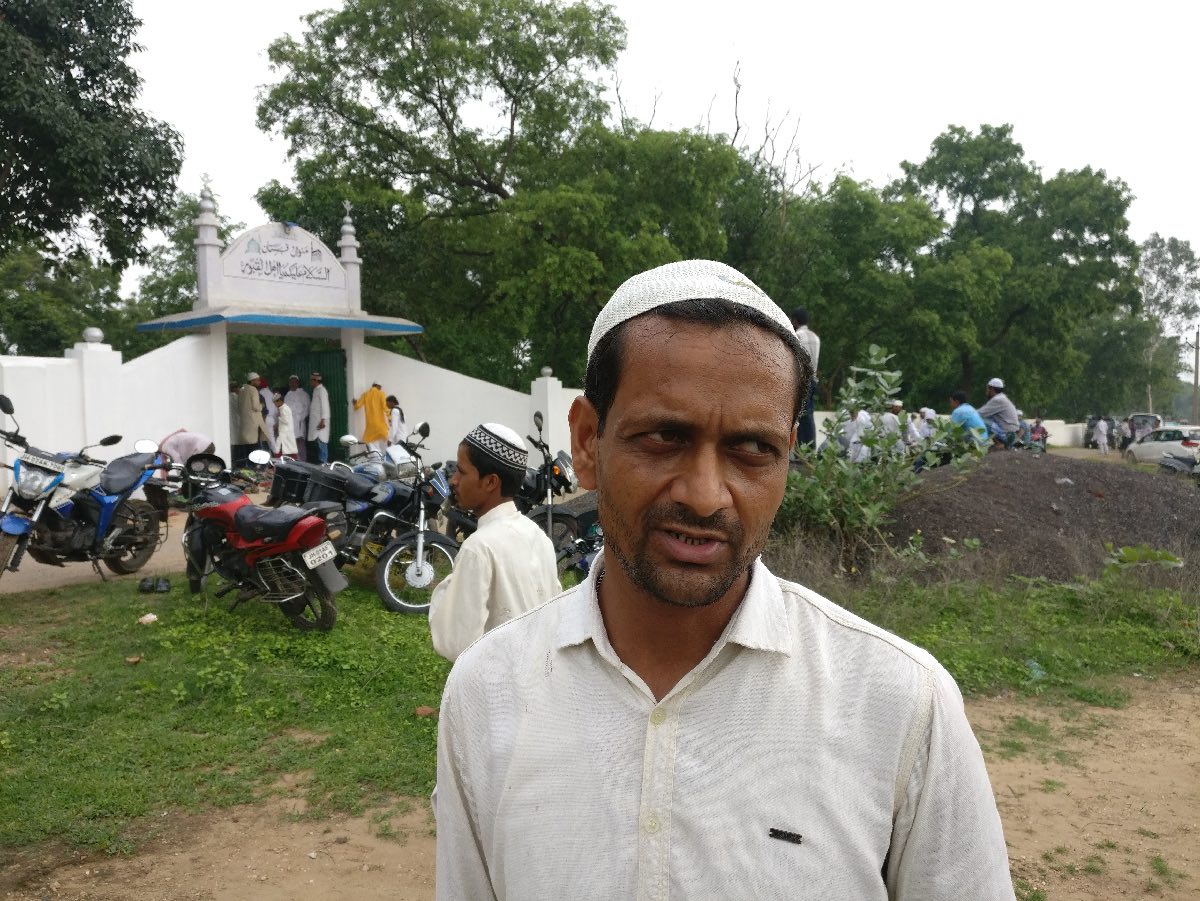 Nadeem Ansari: “They should declare a Hindutva state and kick us out”. Image: Shoaib Daniyal Nadeem Ansari: “They should declare a Hindutva state and kick us out”. Image: Shoaib Daniyal