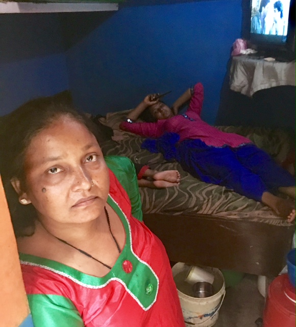 Shabana Khatoon and her daughters suffer from fever and body pain. They were never tested for chikungunya. Photo: Menaka Rao. Shabana Khatoon and her daughters suffer from fever and body pain. They were never tested for chikungunya. Photo: Menaka Rao.