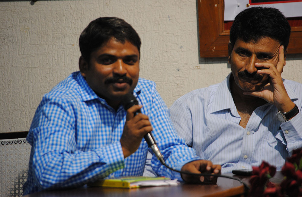 Durga Prasad and Chikkudu Prabhakar. Photo credit: Malini Subramaniam Durga Prasad and Chikkudu Prabhakar. Photo credit: Malini Subramaniam