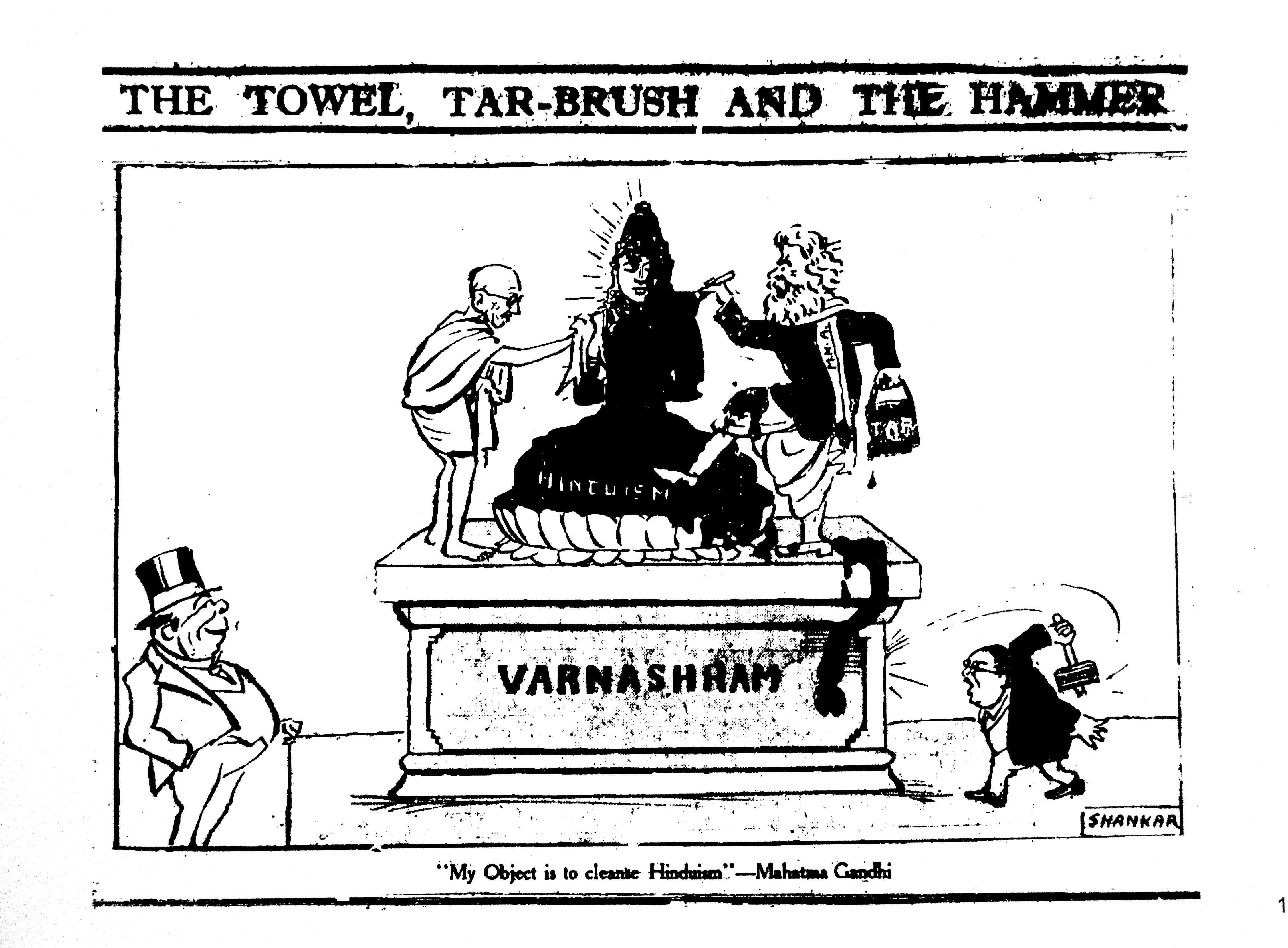 Shankar in 'Hindustan Times', February 17, 1933. Republished in the Telugu newspaper Krishna Patrika on 4 March 1933. Courtesy: NMML Shankar in 'Hindustan Times', February 17, 1933. Republished in the Telugu newspaper Krishna Patrika on 4 March 1933. Courtesy: NMML