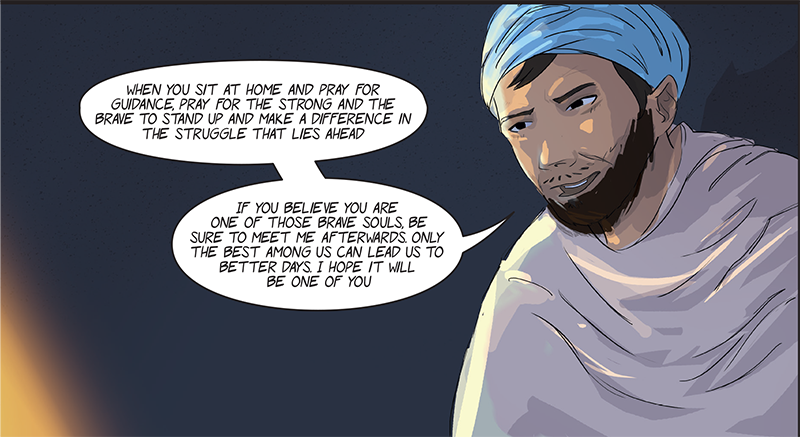 From the author’s comic book series, Paasban – the Guardian. From the author’s comic book series, Paasban – the Guardian.