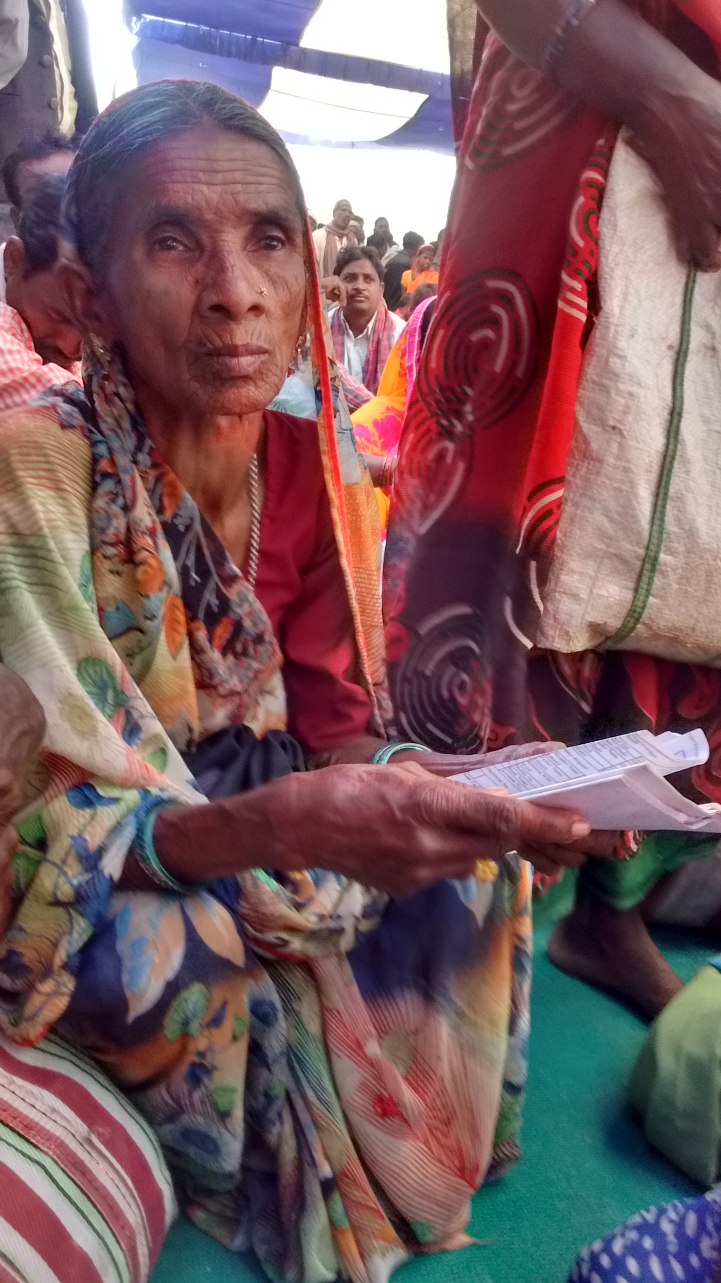 Fatima Bibi's ration card was cancelled without explanation. Photo credit: Anumeha Yadav Fatima Bibi's ration card was cancelled without explanation. Photo credit: Anumeha Yadav