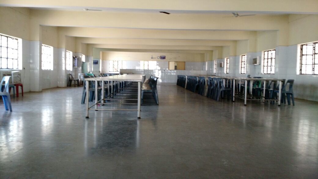 A deserted mess at the university. A deserted mess at the university.