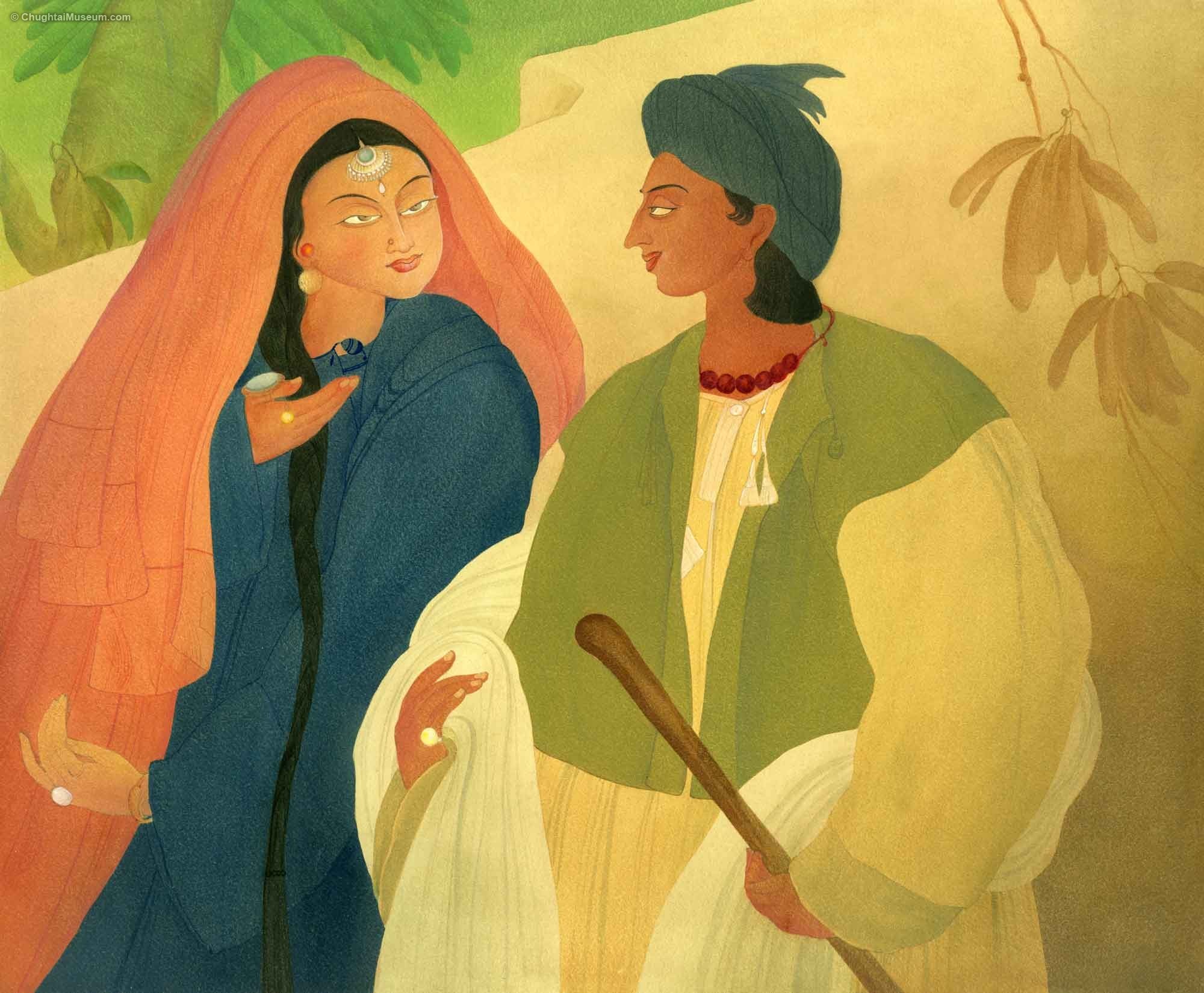 To find true love, Heer revolted against the institution of marriage while Ranjha rebelled against the institution of religion. (Credit: Abdul Rehman Chugtai) To find true love, Heer revolted against the institution of marriage while Ranjha rebelled against the institution of religion. (Credit: Abdul Rehman Chugtai)