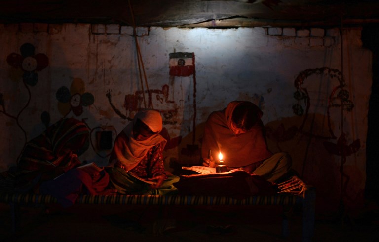 Much of India lives in darkness. Photo: Shammi Mehra/AFP Much of India lives in darkness. Photo: Shammi Mehra/AFP