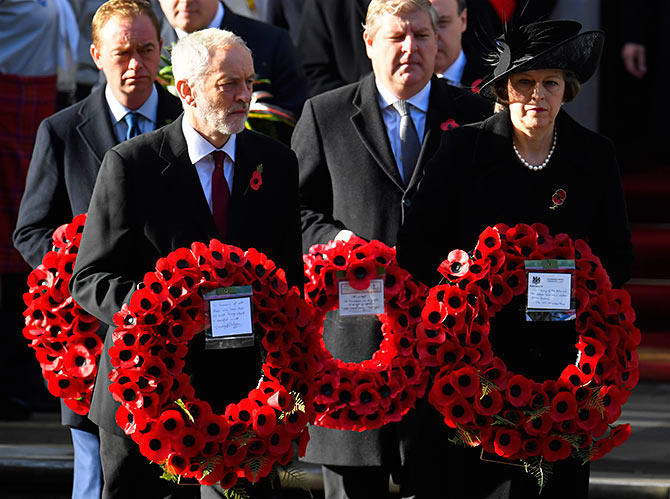Theresa May's economic approach is closer to that of Labour leader Jeremy Corbyn than to Margaret Thatcher, despite the comparisons. (Credit: Toby Melville / Reuters) Theresa May's economic approach is closer to that of Labour leader Jeremy Corbyn than to Margaret Thatcher, despite the comparisons. (Credit: Toby Melville / Reuters)