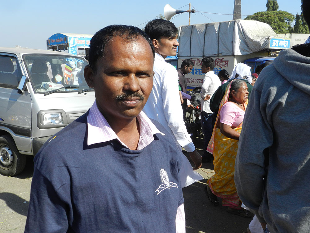 Bhausaheb Bhalerao, resident of Bhima Koregaon. Photo Credit: Mridula Chari Bhausaheb Bhalerao, resident of Bhima Koregaon. Photo Credit: Mridula Chari