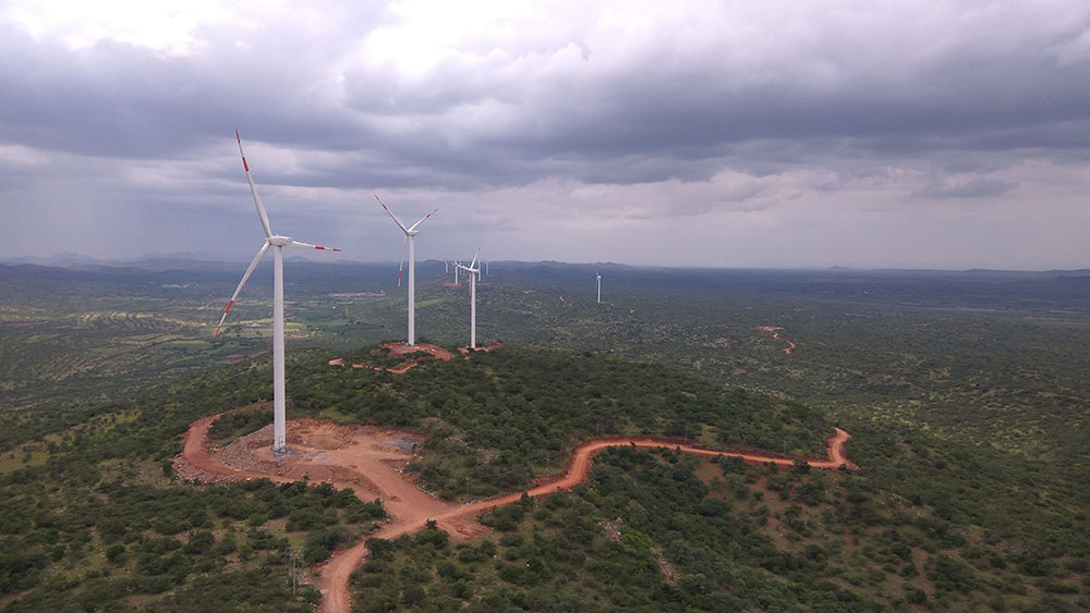 A ReNew Power wind project in Ellutla, Andhra Pradesh. Photo credit: ReNew Power A ReNew Power wind project in Ellutla, Andhra Pradesh. Photo credit: ReNew Power