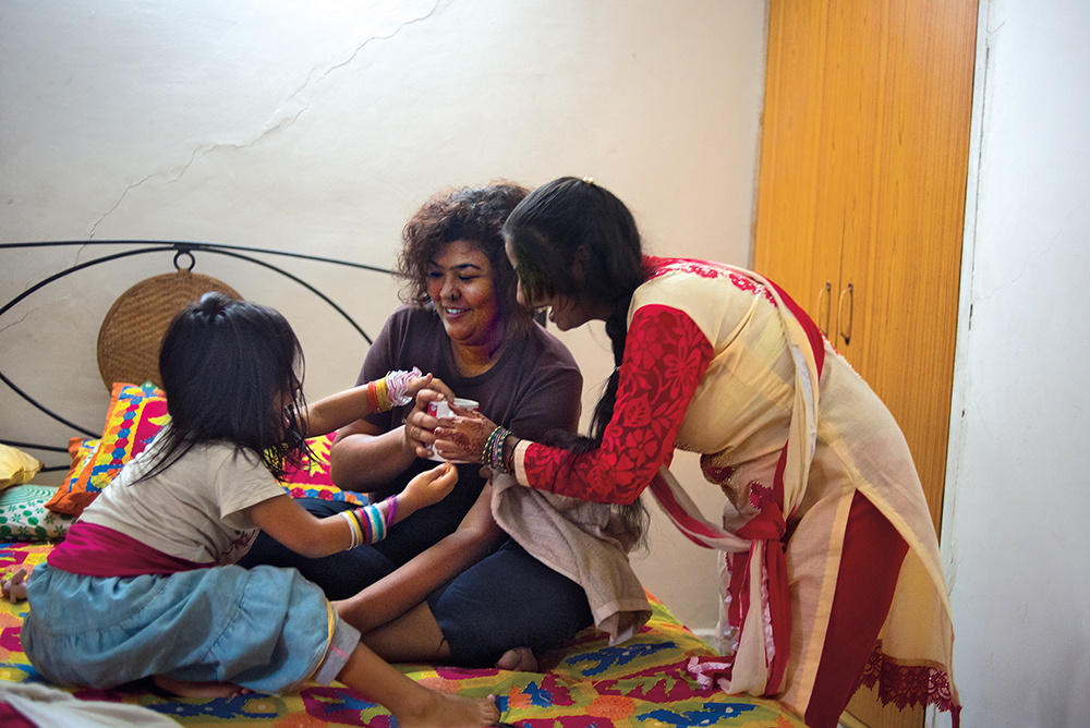 Rituparna, a queer woman and an activist, had her first sexual relationship with a woman in college. She had no name for what she was experiencing due to her sheltered upbringing. "It took me one year of activism to talk about my queerness," she says. Image Credit: Sunil Gupta and Charan Singh Rituparna, a queer woman and an activist, had her first sexual relationship with a woman in college. She had no name for what she was experiencing due to her sheltered upbringing. "It took me one year of activism to talk about my queerness," she says. Image Credit: Sunil Gupta and Charan Singh