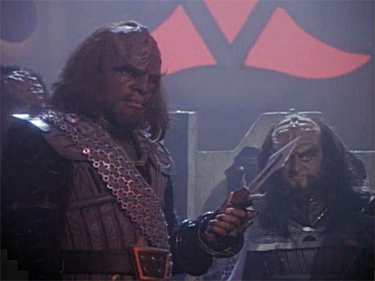 Klingons, the next generation. Photo credit: © 1991 Paramount Pictures Klingons, the next generation. Photo credit: © 1991 Paramount Pictures