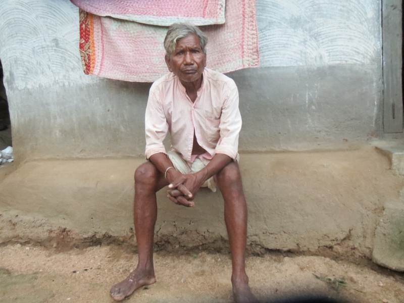 Sato Nagesia was displaced as a child. Now, he stares at displacement again. Photo credit: Anumeha Yadav. Sato Nagesia was displaced as a child. Now, he stares at displacement again. Photo credit: Anumeha Yadav.