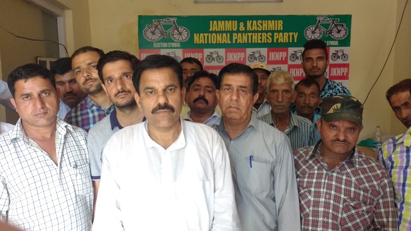 Harsh Dev Singh of the Jammu and Kashmir National Panthers Party. (Photo credit: Rayan Naqash). Harsh Dev Singh of the Jammu and Kashmir National Panthers Party. (Photo credit: Rayan Naqash).