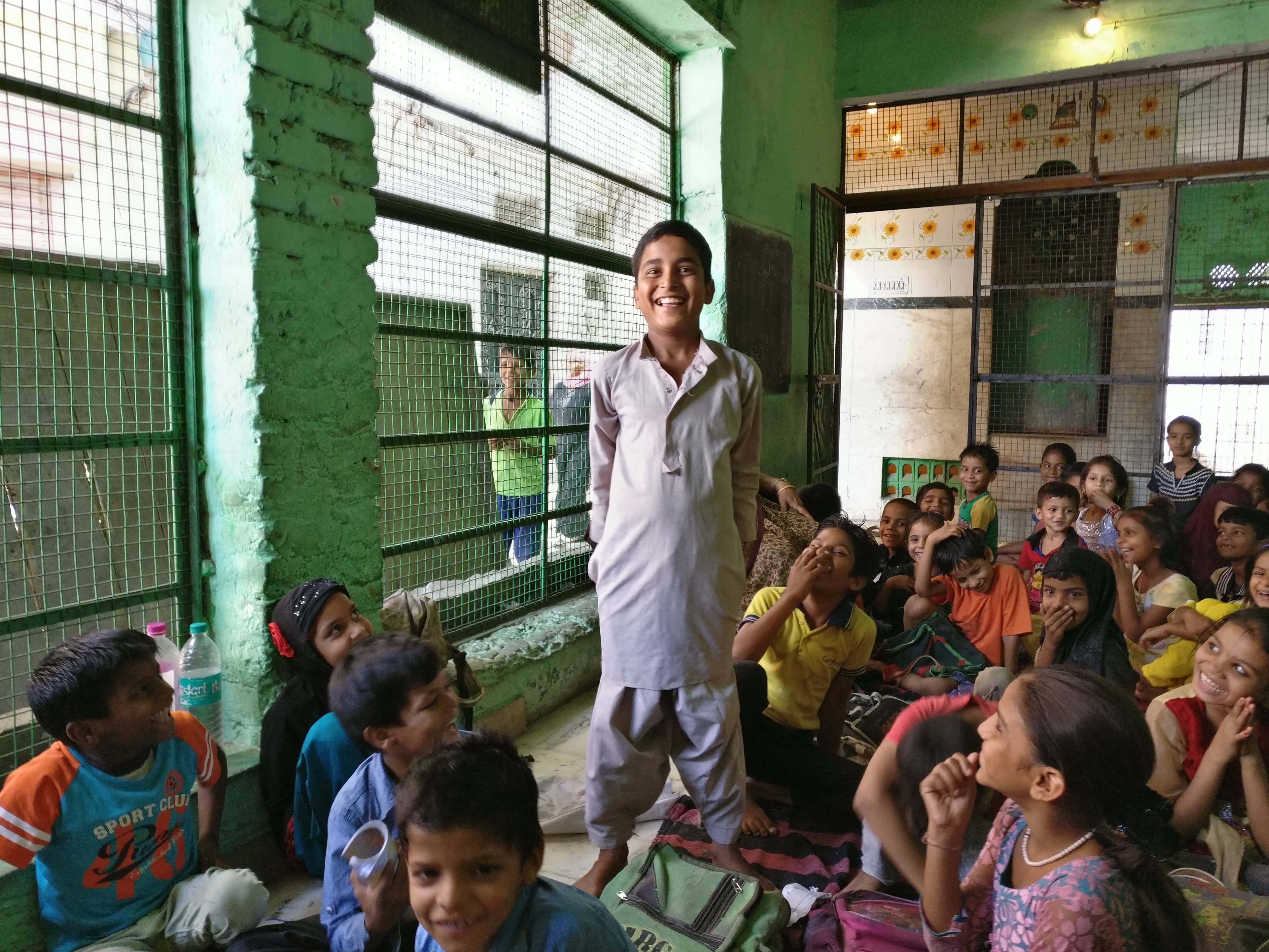 Rayan Qureshi moved to the already crowded dargah school at Haji Colony after his own school merged with another. Rayan Qureshi moved to the already crowded dargah school at Haji Colony after his own school merged with another.