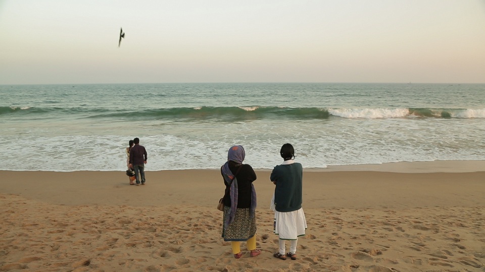 Niru (right) and the filmmaker. Niru (right) and the filmmaker.
