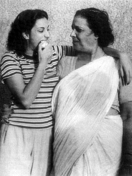 Nargis and Jaddanbai. Nargis and Jaddanbai.
