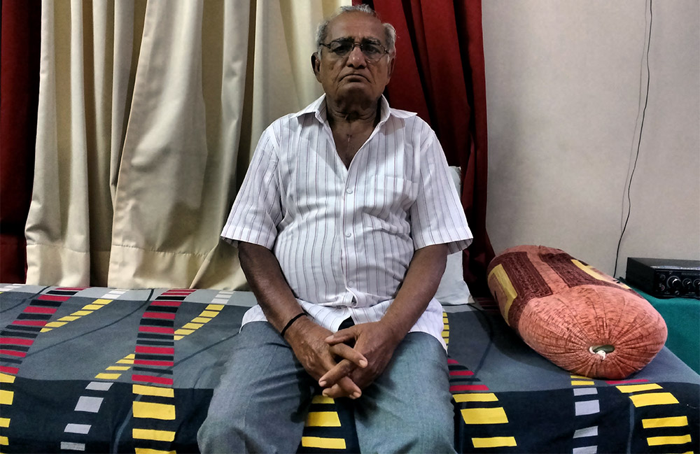 Shrinivas Loya at his residence in Latur. Credit: Mridula Chari Shrinivas Loya at his residence in Latur. Credit: Mridula Chari