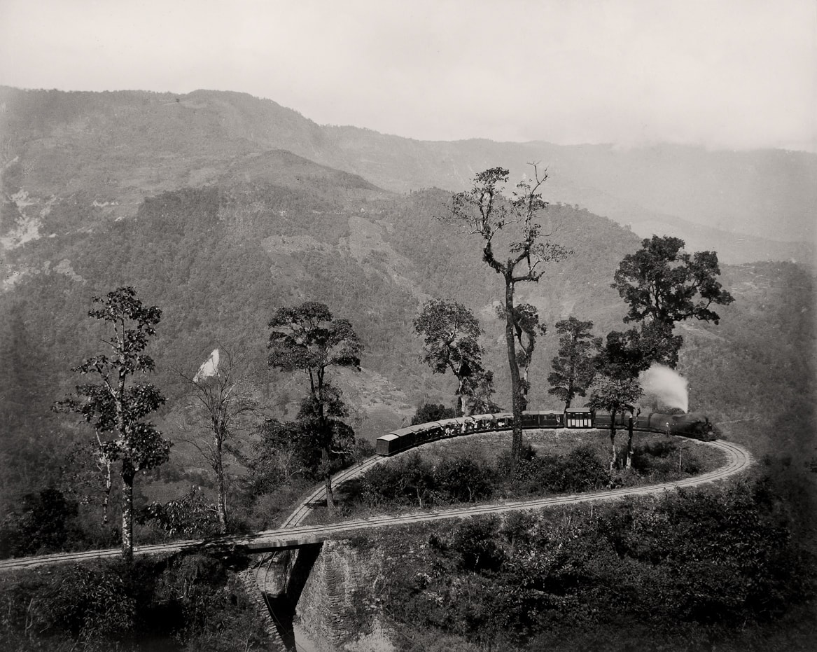 Darjeeling, The loop on the Darjeeling Himalayan Railway/Bourne & Shepherd, c. 1880. Courtesy: MAP/Tasveer Darjeeling, The loop on the Darjeeling Himalayan Railway/Bourne & Shepherd, c. 1880. Courtesy: MAP/Tasveer