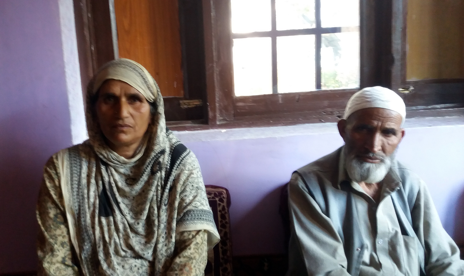 Naseema Bano and Mohammad Yusuf Lone. Photo credit: Ipsita Chakravarty Naseema Bano and Mohammad Yusuf Lone. Photo credit: Ipsita Chakravarty
