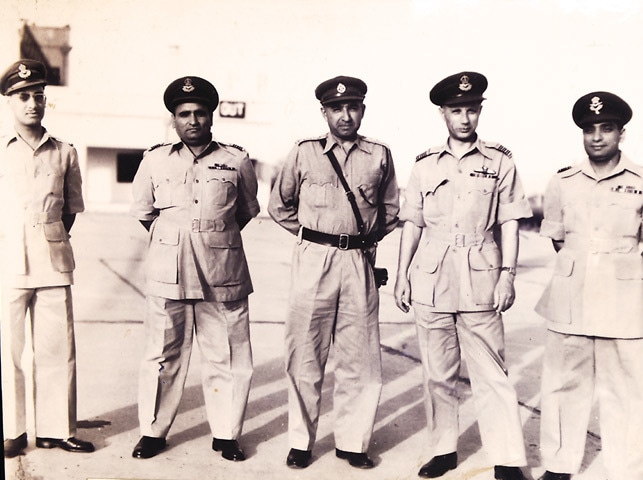 Turowicz with other officers (Chaklala, 1954) -Photos by Tahir Jamal/White Star. Courtesy Pakistan Air Force Museum. Turowicz with other officers (Chaklala, 1954) -Photos by Tahir Jamal/White Star. Courtesy Pakistan Air Force Museum.