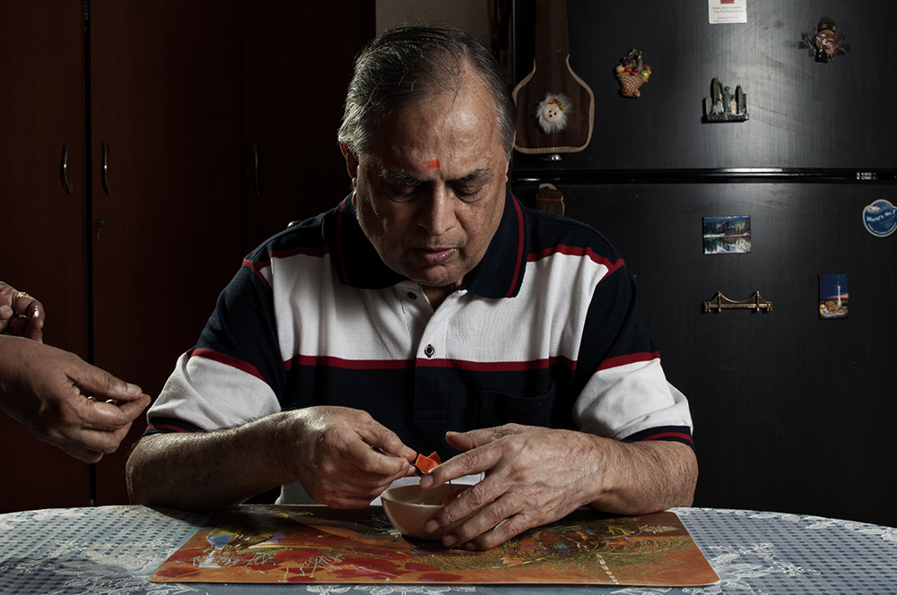 'There exists a sort of rapport between a husband and wife even when they grow old – sharing things, watching TV, enjoying grandchildren’s plays, taking pride in children’s achievements. Those aspects have become non-existent in our lives post my husband’s diagnosis.' Credit: Naveen PM 'There exists a sort of rapport between a husband and wife even when they grow old – sharing things, watching TV, enjoying grandchildren’s plays, taking pride in children’s achievements. Those aspects have become non-existent in our lives post my husband’s diagnosis.' Credit: Naveen PM