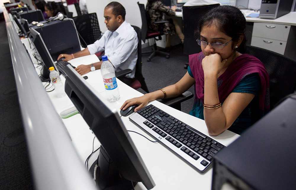 Top technology firms are expected to lay off 56,0000 employees over the next year, say media reports. Photo credit: Vivek Prakash/Reuters. Top technology firms are expected to lay off 56,0000 employees over the next year, say media reports. Photo credit: Vivek Prakash/Reuters.