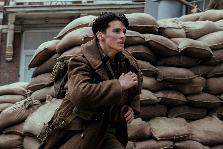 Fionn Whitehead in Dunkirk. Image credit: Warner Bros. Fionn Whitehead in Dunkirk. Image credit: Warner Bros.