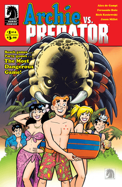 Archie Vs Predator. Archie Comic Productions. Archie Vs Predator. Archie Comic Productions.