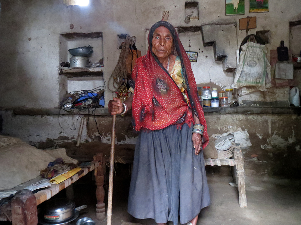 In Khatanon Ka Badiya village in Mandal block in Bhilwara district, 70-year old Radha Gujjar's old age pension of Rs 500 was stopped in January. She was recorded as dead on March 3. In Khatanon Ka Badiya village in Mandal block in Bhilwara district, 70-year old Radha Gujjar's old age pension of Rs 500 was stopped in January. She was recorded as dead on March 3.