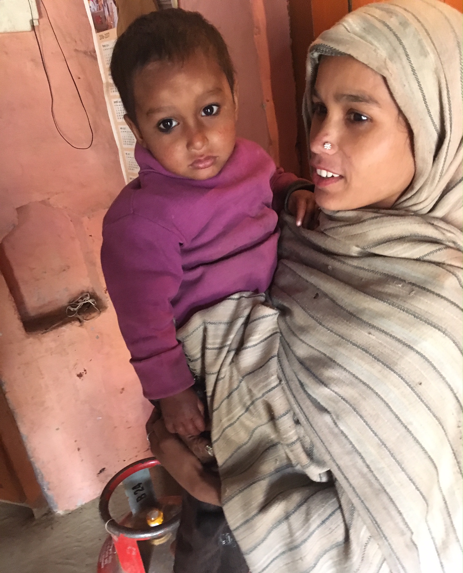 Sophia and her mother. (Photo: Menaka Rao) Sophia and her mother. (Photo: Menaka Rao)