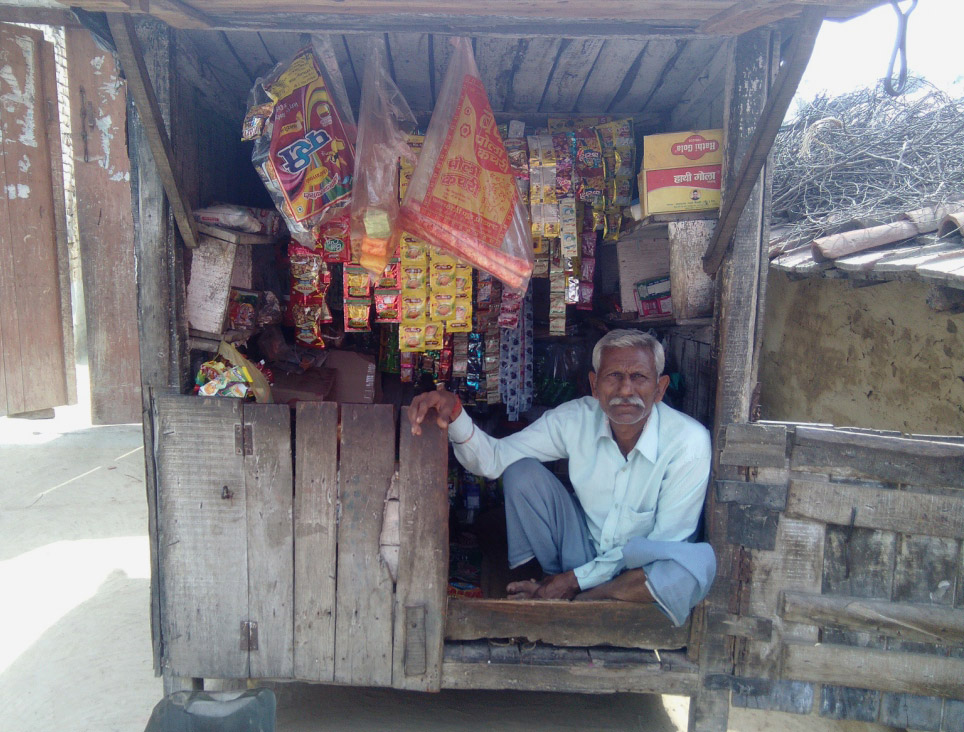 Anokhe Lal runs a shop in the village. Anokhe Lal runs a shop in the village.