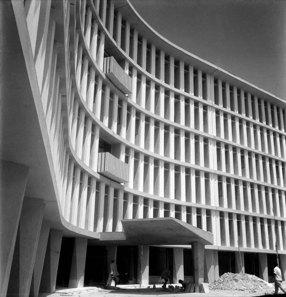 Delhi’s Indraprastha Bhawan, a government building designed by Habib Rahman. Source: Habib Rahman Delhi’s Indraprastha Bhawan, a government building designed by Habib Rahman. Source: Habib Rahman