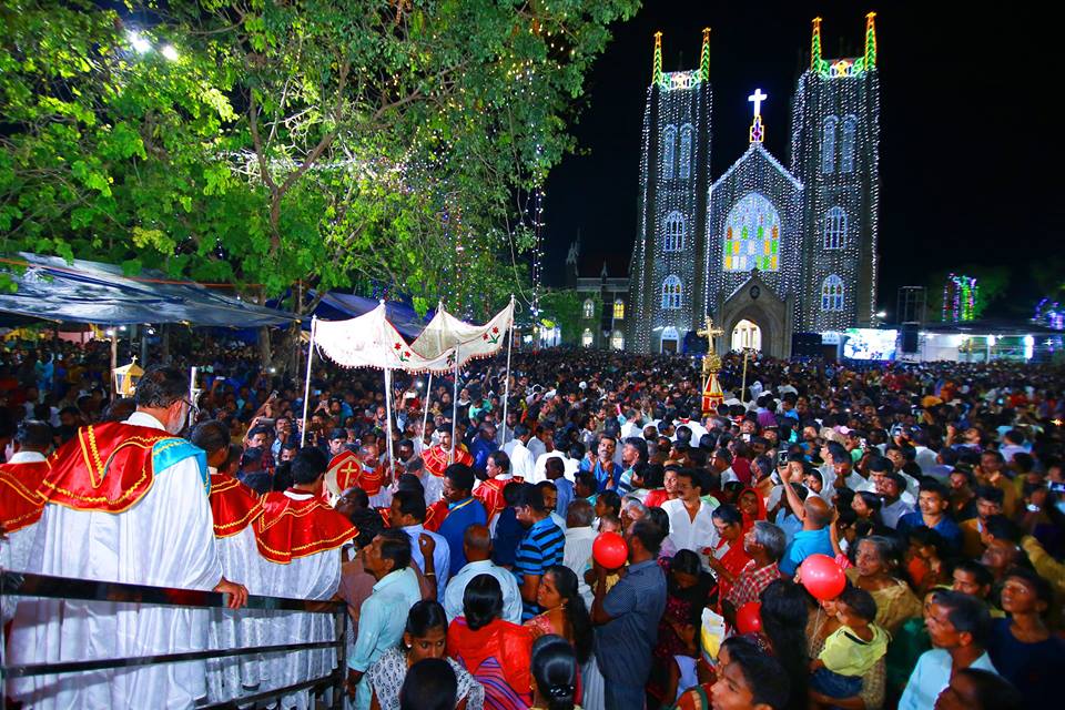Devotees throng the Basilica on Arthungal Feast day Devotees throng the Basilica on Arthungal Feast day