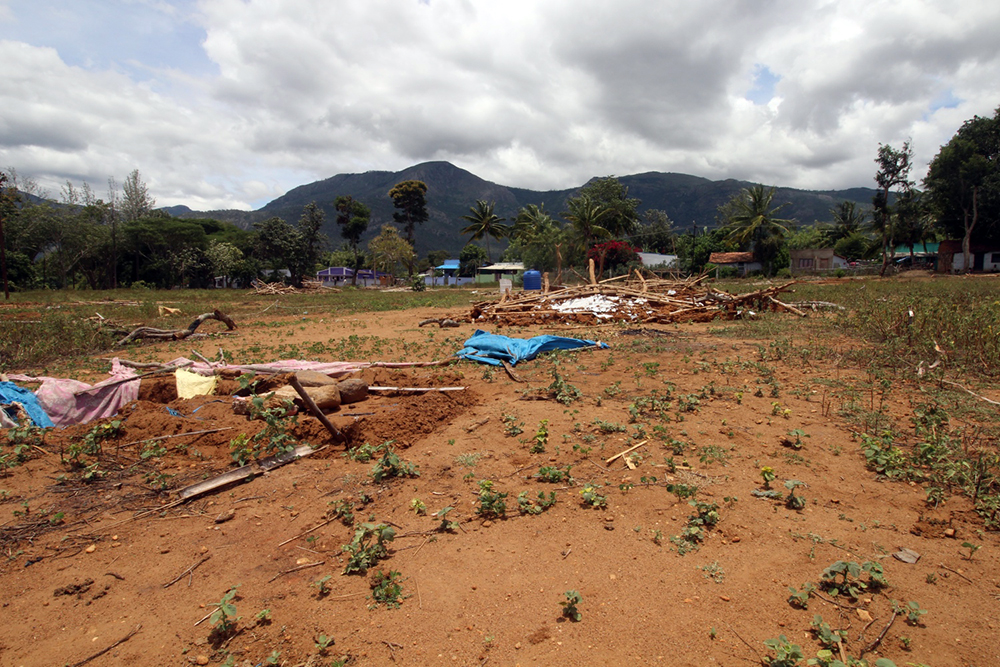 The eviction site. (Photo credit: Sibi Arasu). The eviction site. (Photo credit: Sibi Arasu).