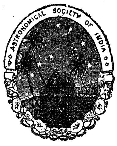Astronomical Society seal by Frank Clinger Scallan. Source: Journal of Astronomical Society of India (1911-'12) Astronomical Society seal by Frank Clinger Scallan. Source: Journal of Astronomical Society of India (1911-'12)