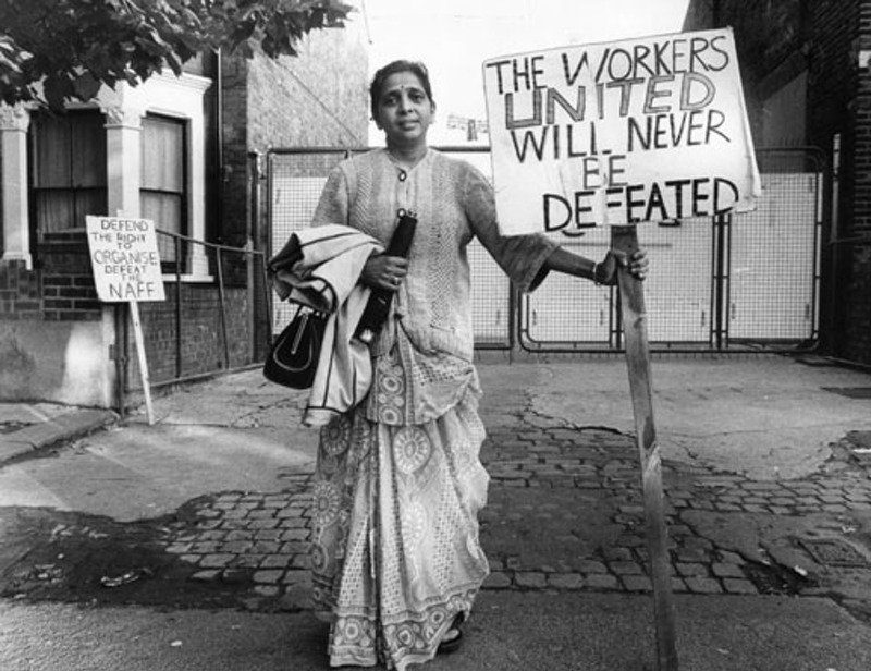 Jayaben Desai. Courtesy: Crowdfunder.co.uk/grunwick40 Jayaben Desai. Courtesy: Crowdfunder.co.uk/grunwick40